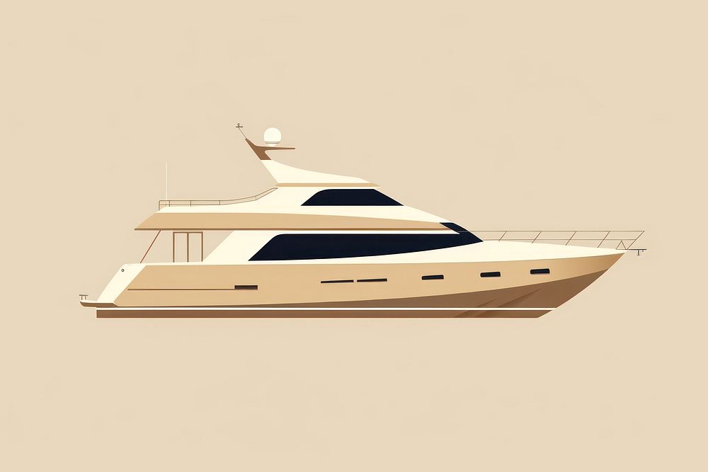 Yatch vehicle yacht boat. AI generated Image by rawpixel.