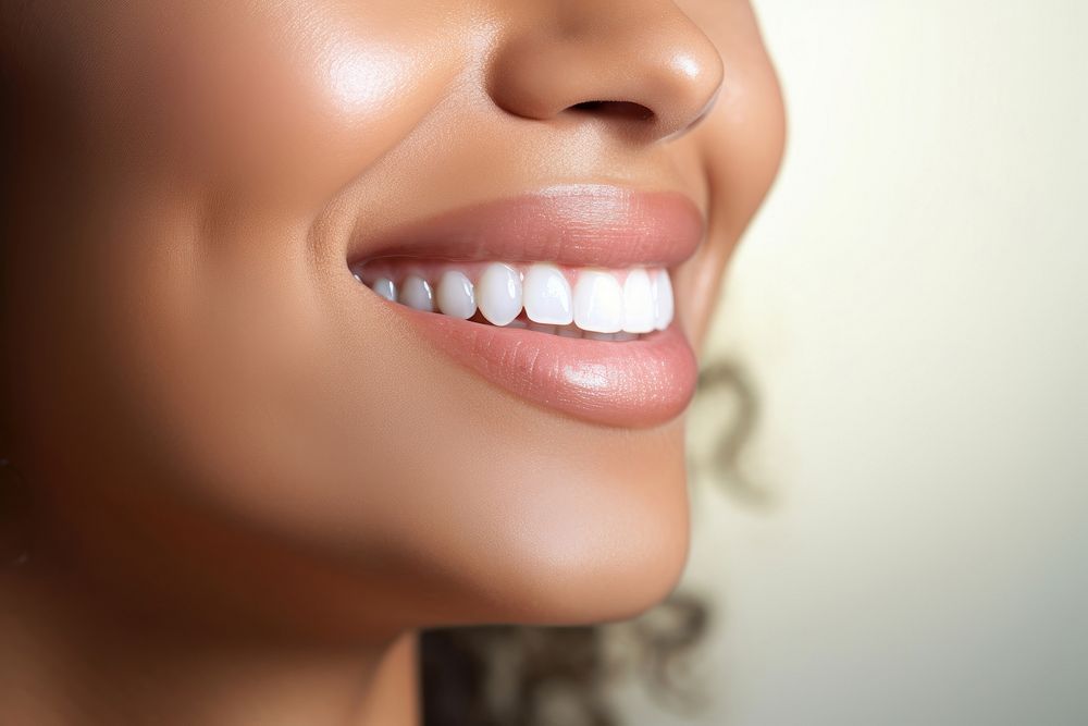 Teen mixed race woman teeth smile skin lip. AI generated Image by rawpixel.