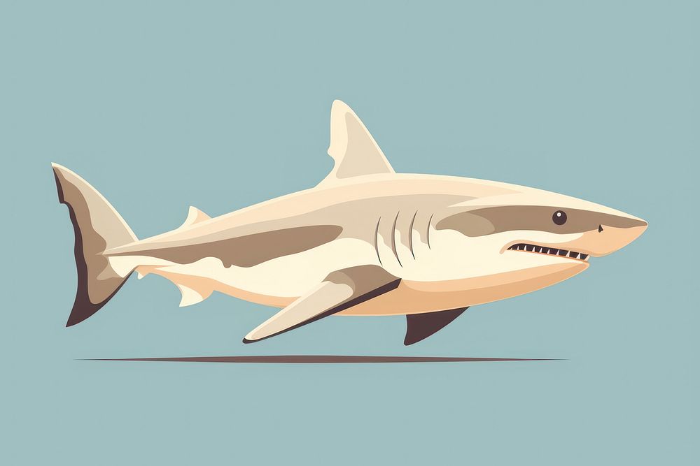 Shark wildlife animal fish. AI generated Image by rawpixel.
