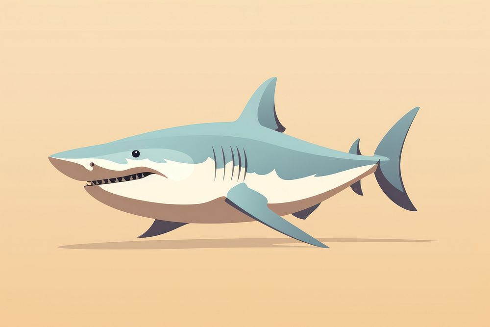 Shark wildlife animal fish. AI generated Image by rawpixel.