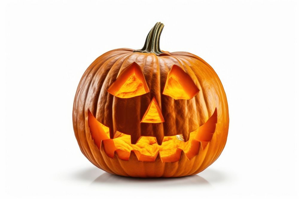 Halloween pumpkin vegetable lantern spooky. AI generated Image by rawpixel.