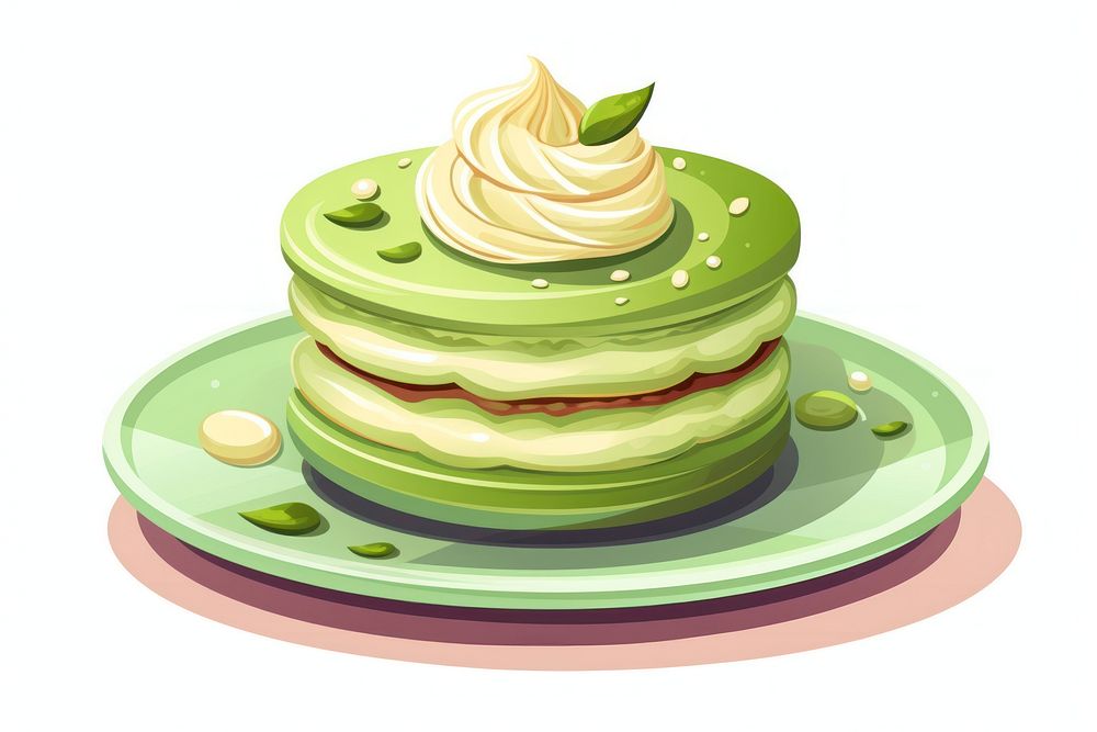 Cake dessert pancake cartoon. AI generated Image by rawpixel.