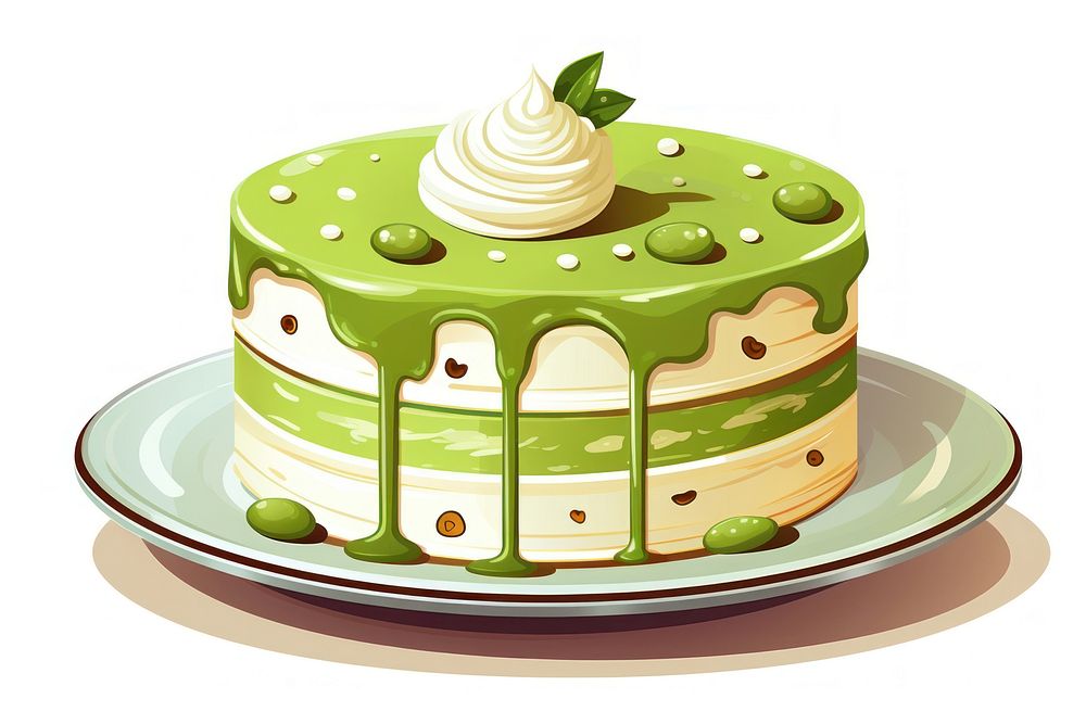 Cake dessert cartoon icing. AI generated Image by rawpixel.