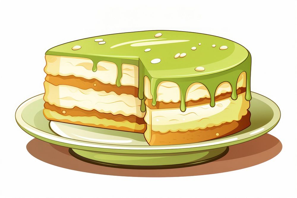 Cake dessert cartoon bread. AI generated Image by rawpixel.
