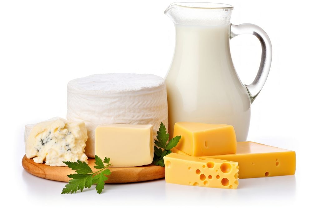 Cheese milk dairy food. AI generated Image by rawpixel.