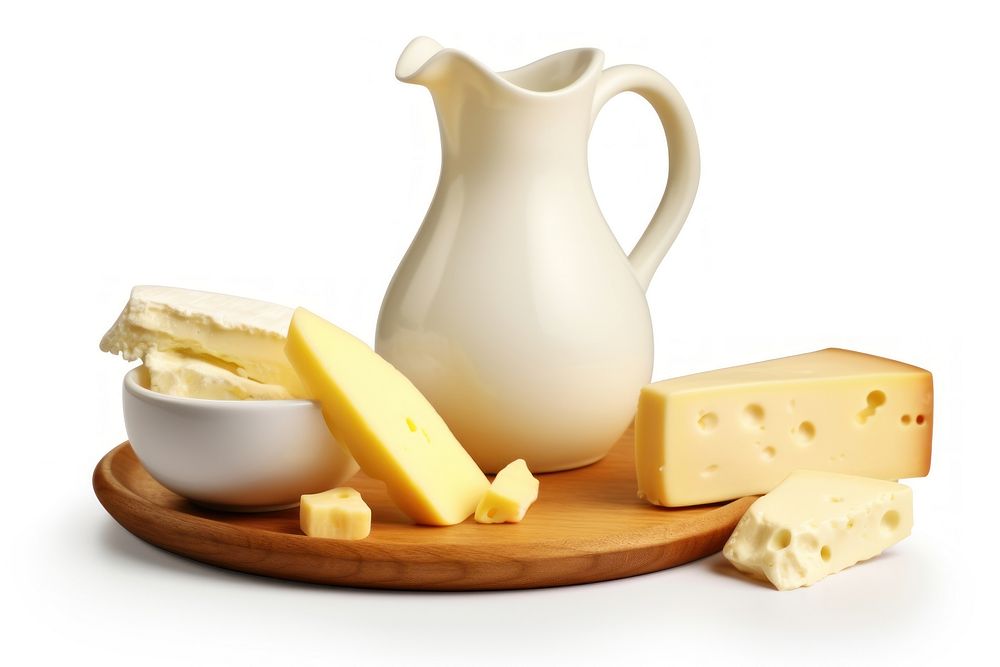 Cheese food milk jug. AI generated Image by rawpixel.