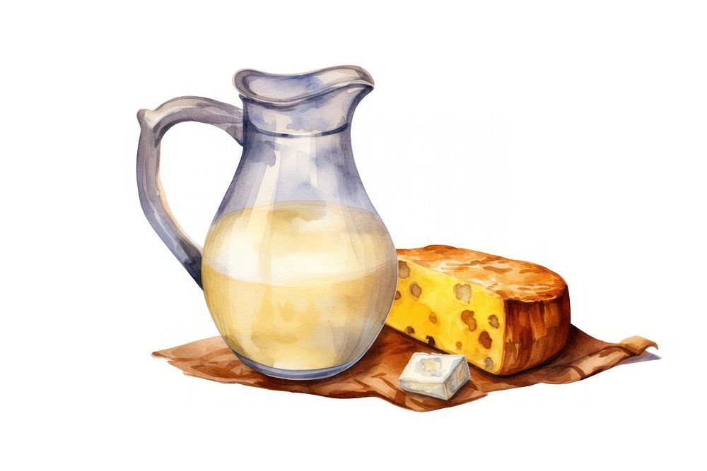 Jug dairy food milk. AI generated Image by rawpixel.
