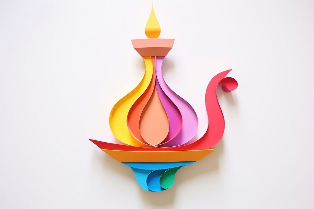 Magic lamp craft art representation. AI generated Image by rawpixel.