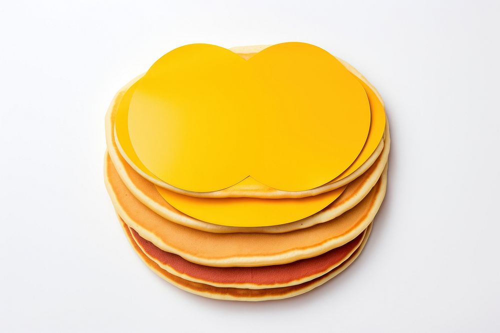 Pancake food white background simplicity. AI generated Image by rawpixel.