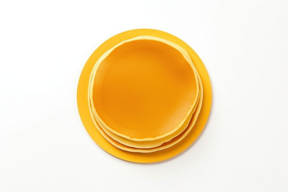 Pancake plate white background simplicity. AI generated Image by rawpixel.