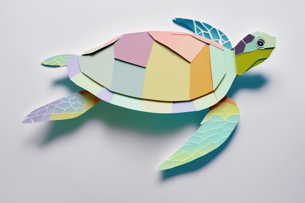 Sea turtle reptile transportation creativity. AI generated Image by rawpixel.