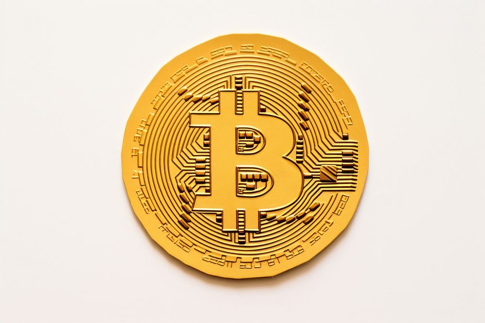 Gold bitcoin coin accessories accessory currency. AI generated Image by rawpixel.