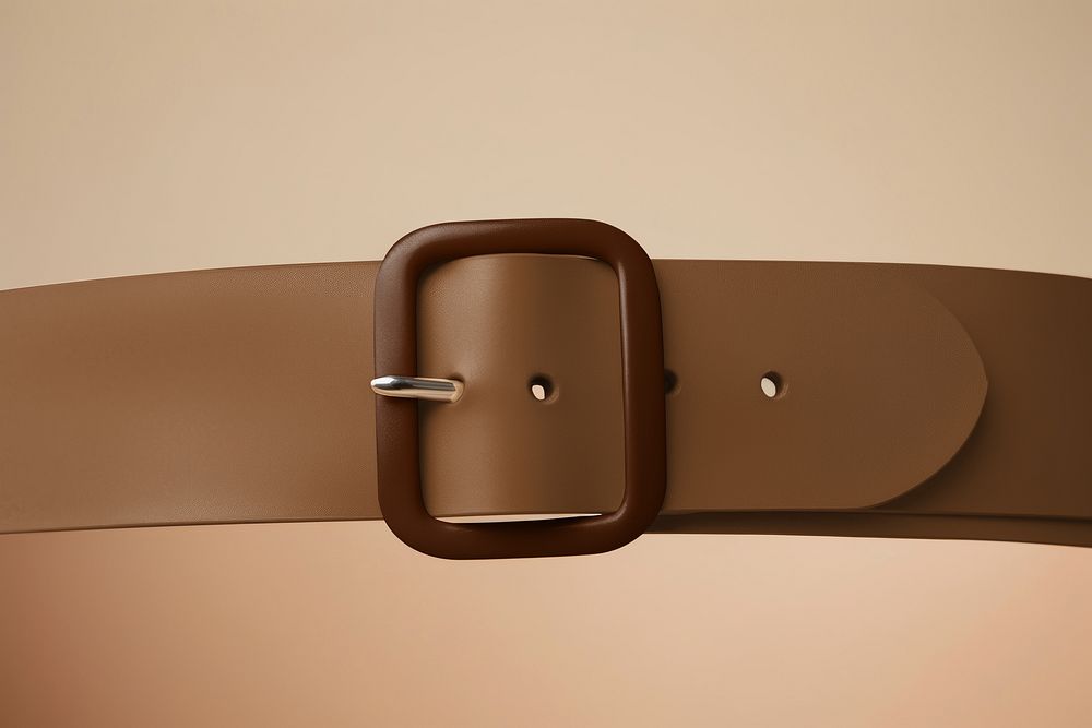 Brown fashion belt, pet accessory