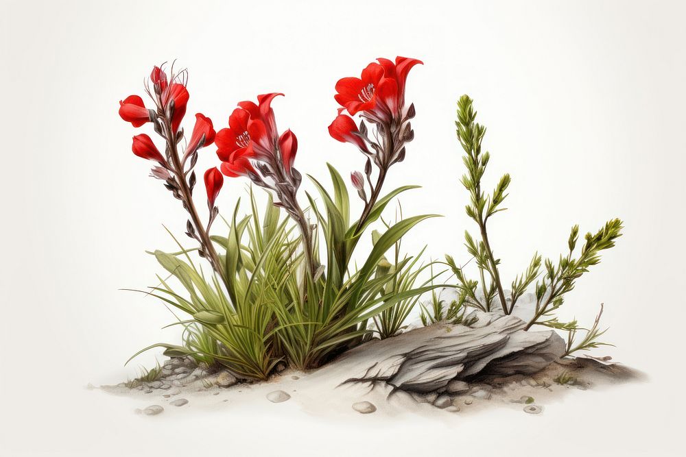 Alpines plant flower petal freshness. AI generated Image by rawpixel.