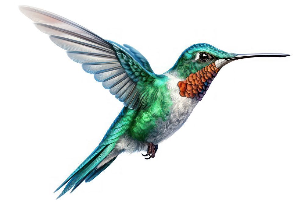 Hummingbird hummingbird animal wildlife. AI generated Image by rawpixel.
