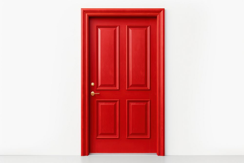 Door red architecture protection. AI generated Image by rawpixel.