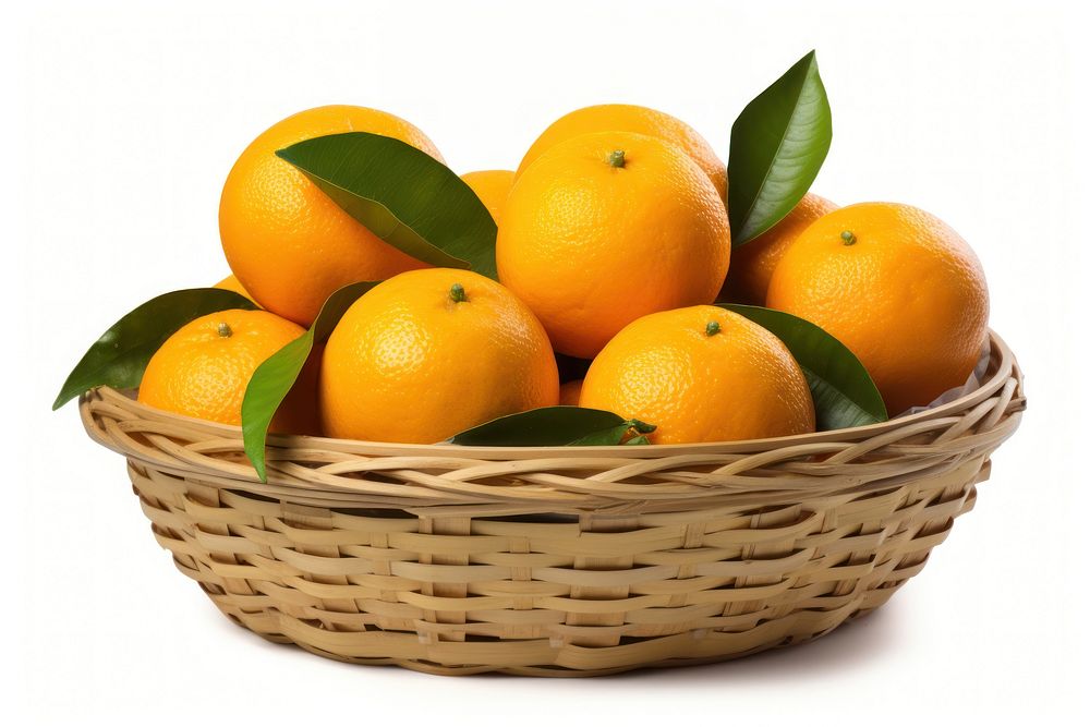 Fruit basket grapefruit orange lemon. AI generated Image by rawpixel.