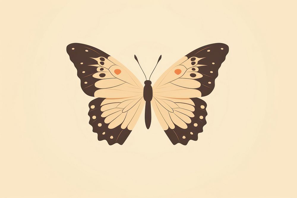 Butterfly wildlife animal insect. AI generated Image by rawpixel.