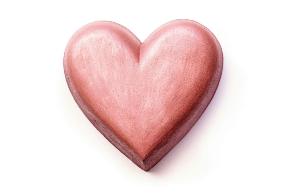 Chocolate heart shape red. AI generated Image by rawpixel.