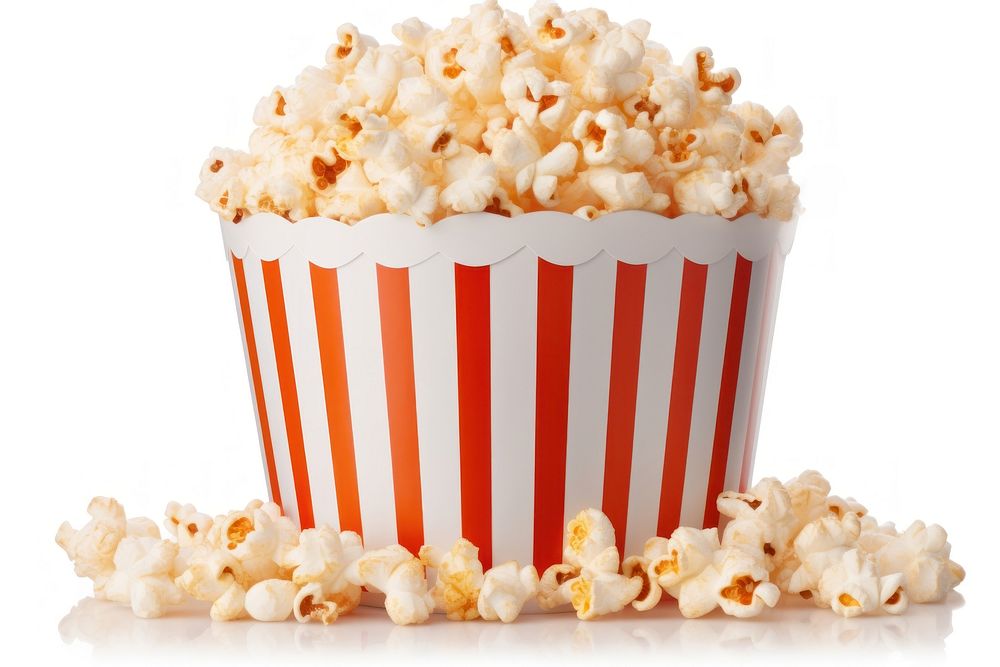 Popcorn popcorn dessert snack. AI generated Image by rawpixel.