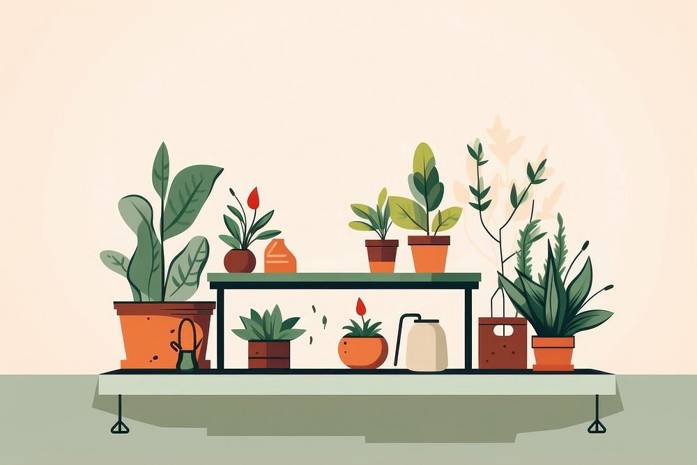 Gardening gardening plant architecture. AI generated Image by rawpixel.
