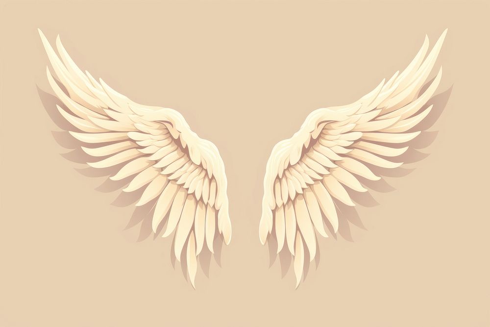 Angel wings creativity archangel pattern. AI generated Image by rawpixel.