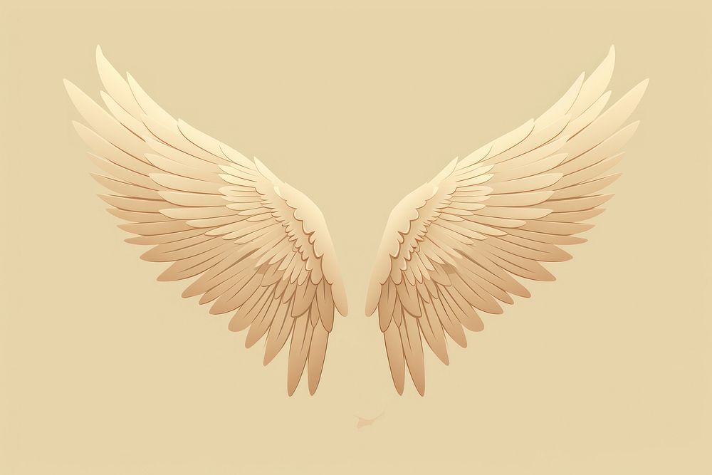 Angel wings bird creativity pattern. AI generated Image by rawpixel.