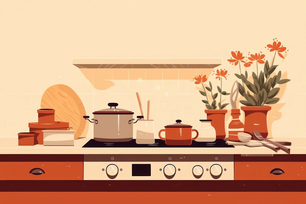 Cooking kitchen countertop appliance. AI generated Image by rawpixel.