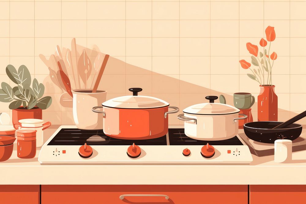 Cooking kitchen food appliance. AI generated Image by rawpixel.