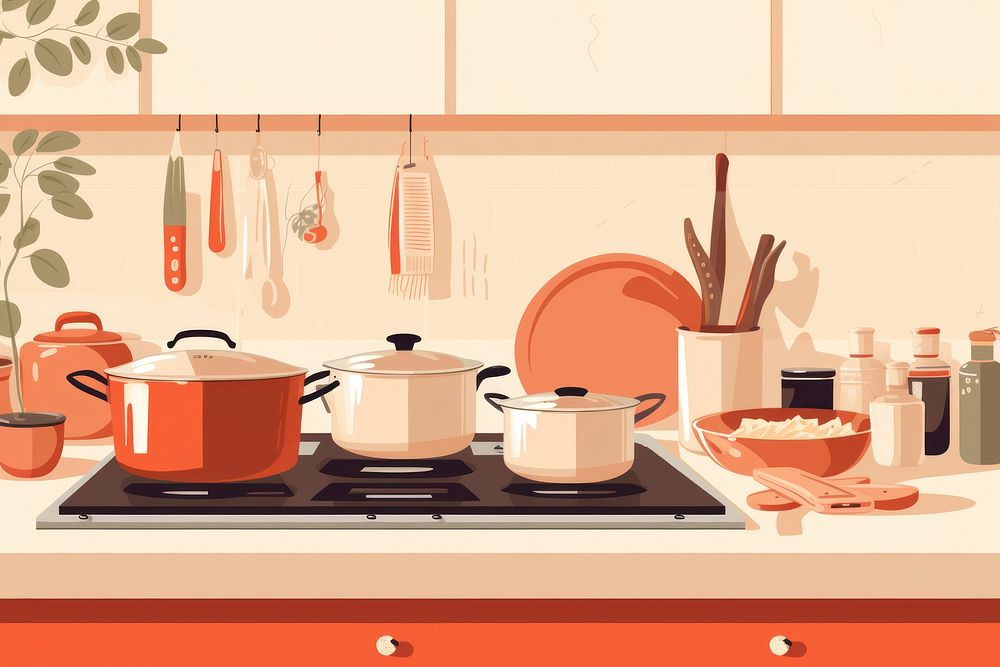 Cooking kitchen food countertop. AI generated Image by rawpixel.