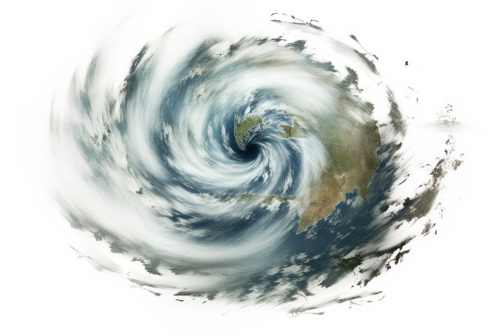 Typhoon outdoors nature storm. AI generated Image by rawpixel.
