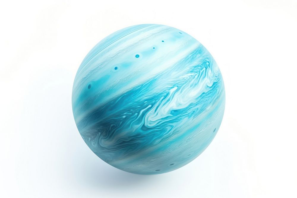 Uranus sphere planet space. AI generated Image by rawpixel.
