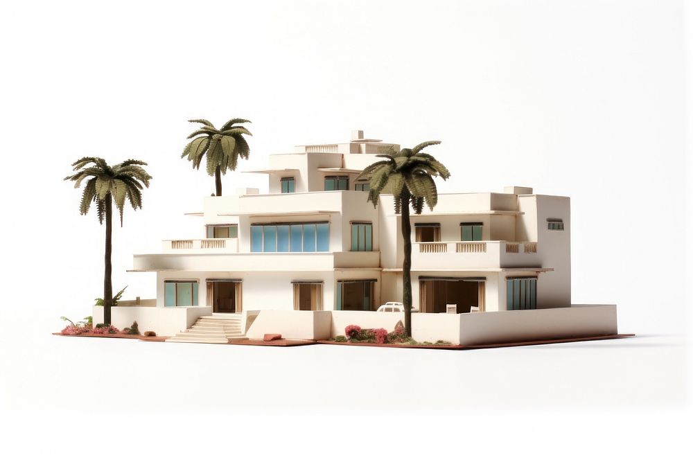 Villa architecture building house. AI generated Image by rawpixel.