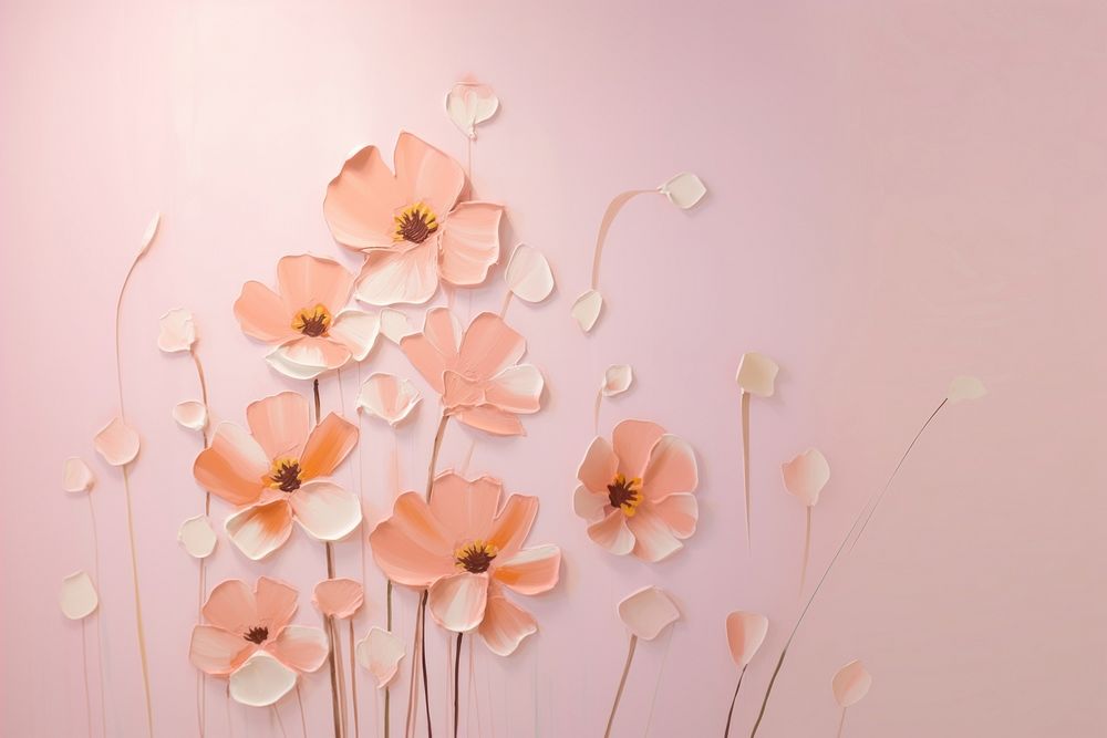 Wallpaper flower petal plant. AI generated Image by rawpixel.