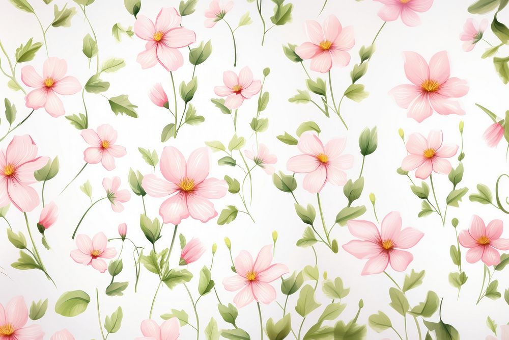 Wallpaper pattern flower backgrounds. AI | Free Photo Illustration ...
