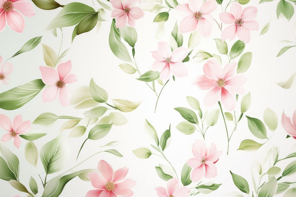 Wallpaper pattern flower backgrounds. AI | Premium Photo Illustration ...
