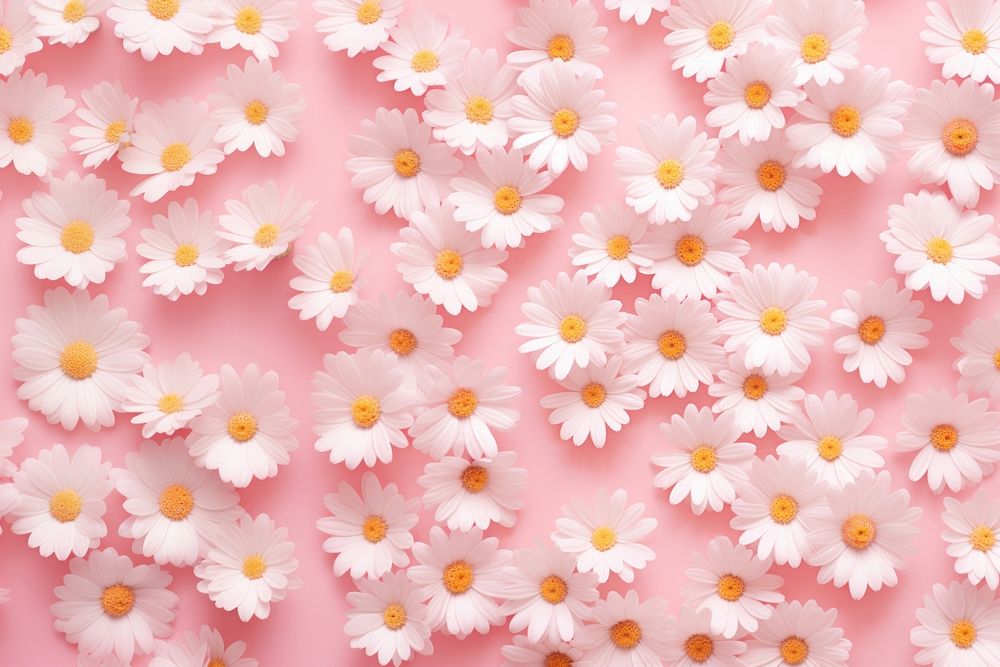 Wallpaper pattern flower daisy backgrounds. | Premium Photo - rawpixel