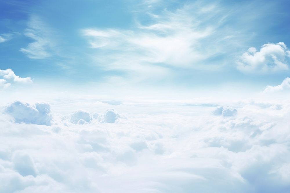 White sky wallpaper outdoors horizon nature. AI generated Image by rawpixel.