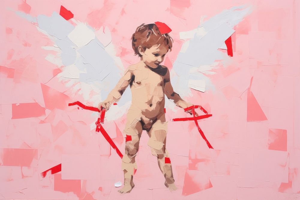 Cupid cute art representation. AI generated Image by rawpixel.