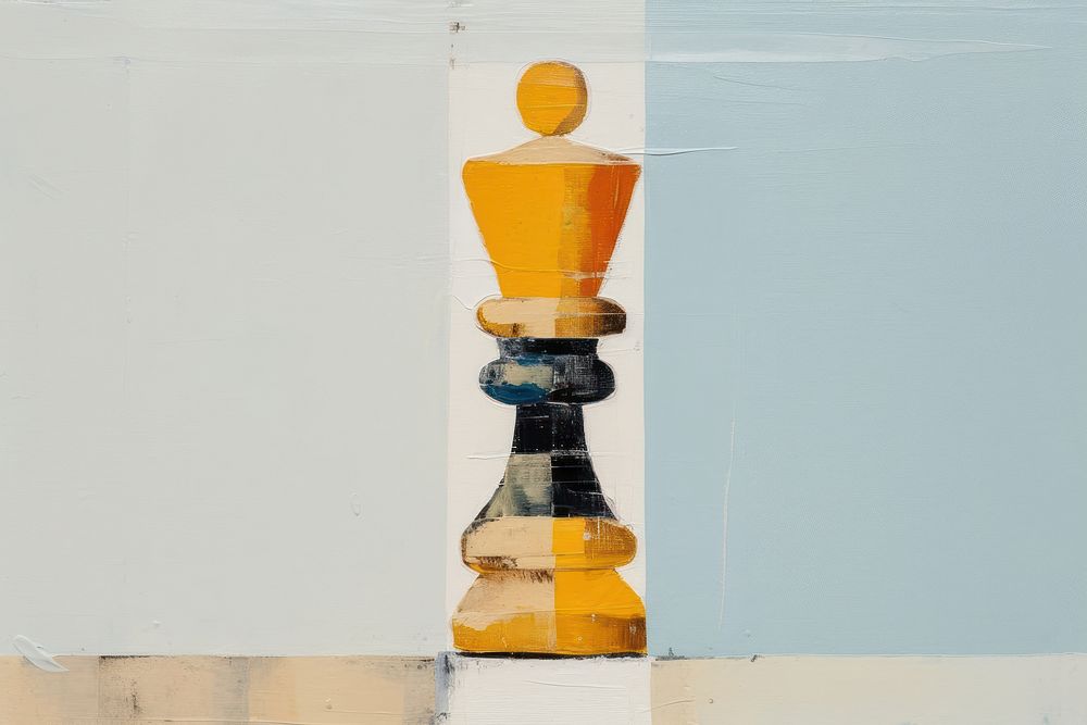 Chess painting art architecture. AI generated Image by rawpixel.