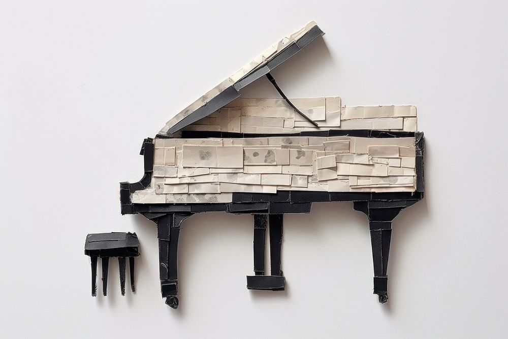 Piano keyboard architecture harpsichord. 