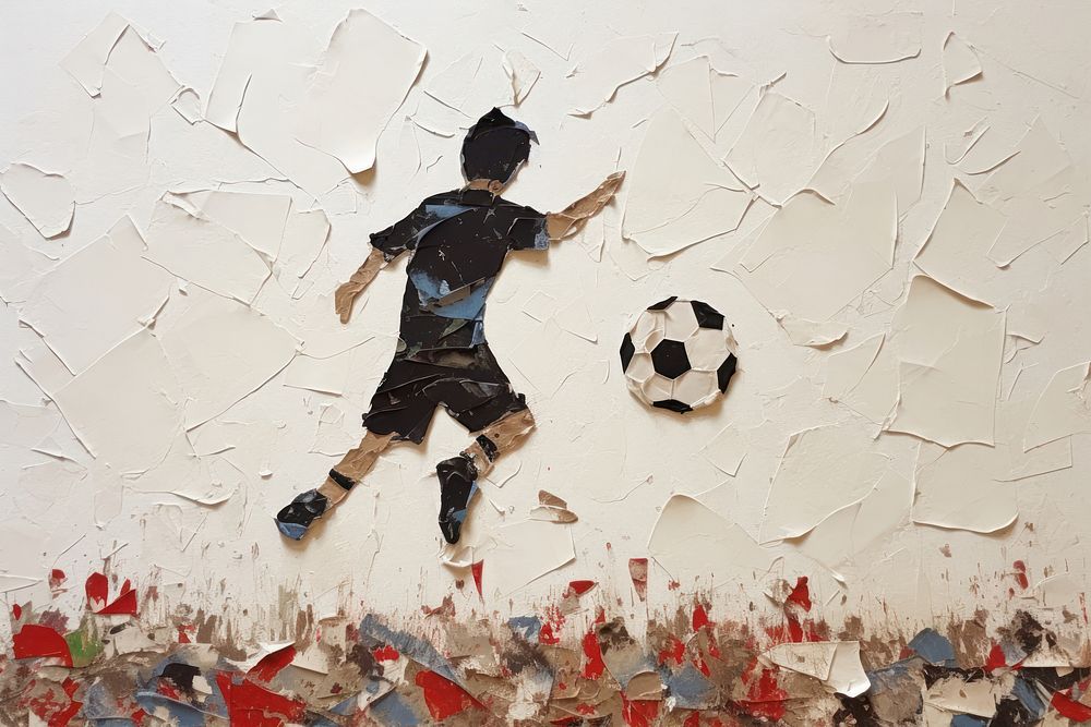 Soccer football sports wall. AI generated Image by rawpixel.
