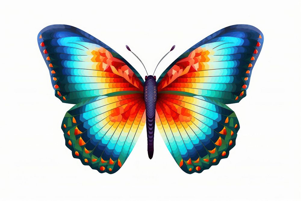 Butterfly insect animal art. AI generated Image by rawpixel.