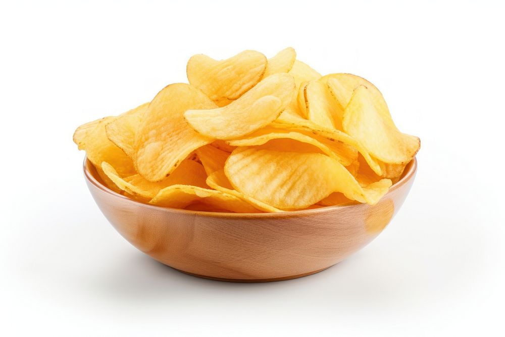 Chips snack food bowl. AI generated Image by rawpixel.