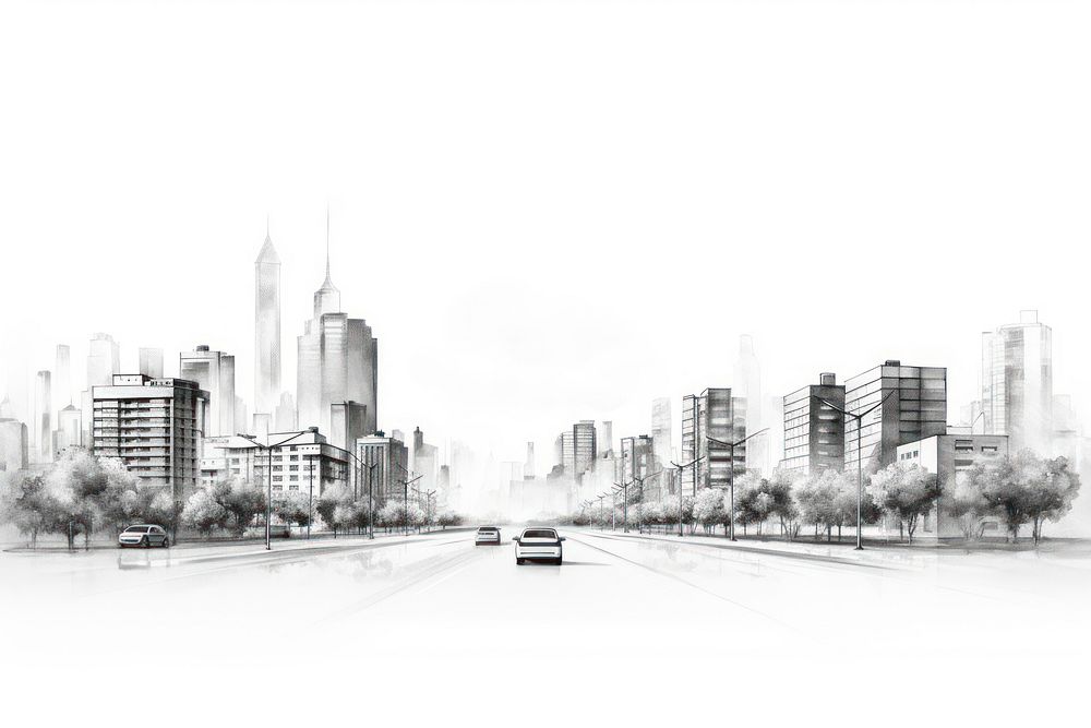 City vector png architecture cityscape outdoors. AI generated Image by rawpixel.