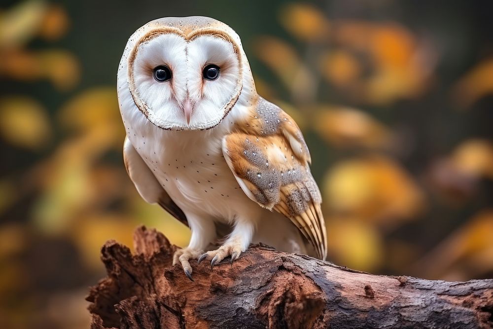 Common barn owl animal bird wildlife. AI generated Image by rawpixel.