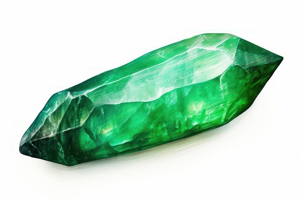Green onyx gemstone emerald jewelry. AI generated Image by rawpixel.