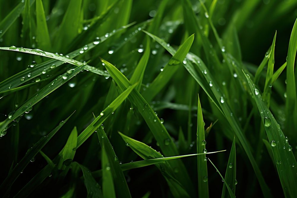 Grass plant green leaf. AI generated Image by rawpixel.