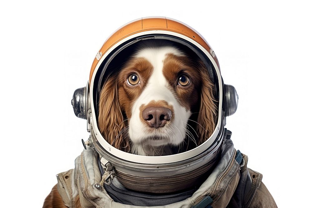 Dog astronaut photo photography technology. AI generated Image by rawpixel.
