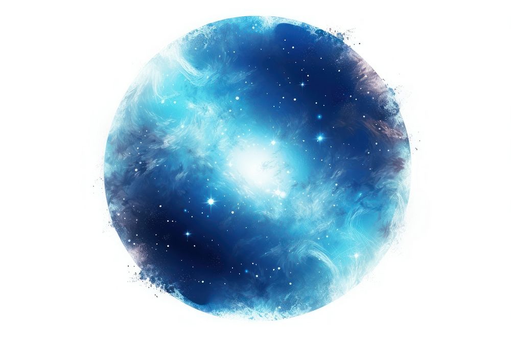 Galaxy icon astronomy universe sphere. AI generated Image by rawpixel.